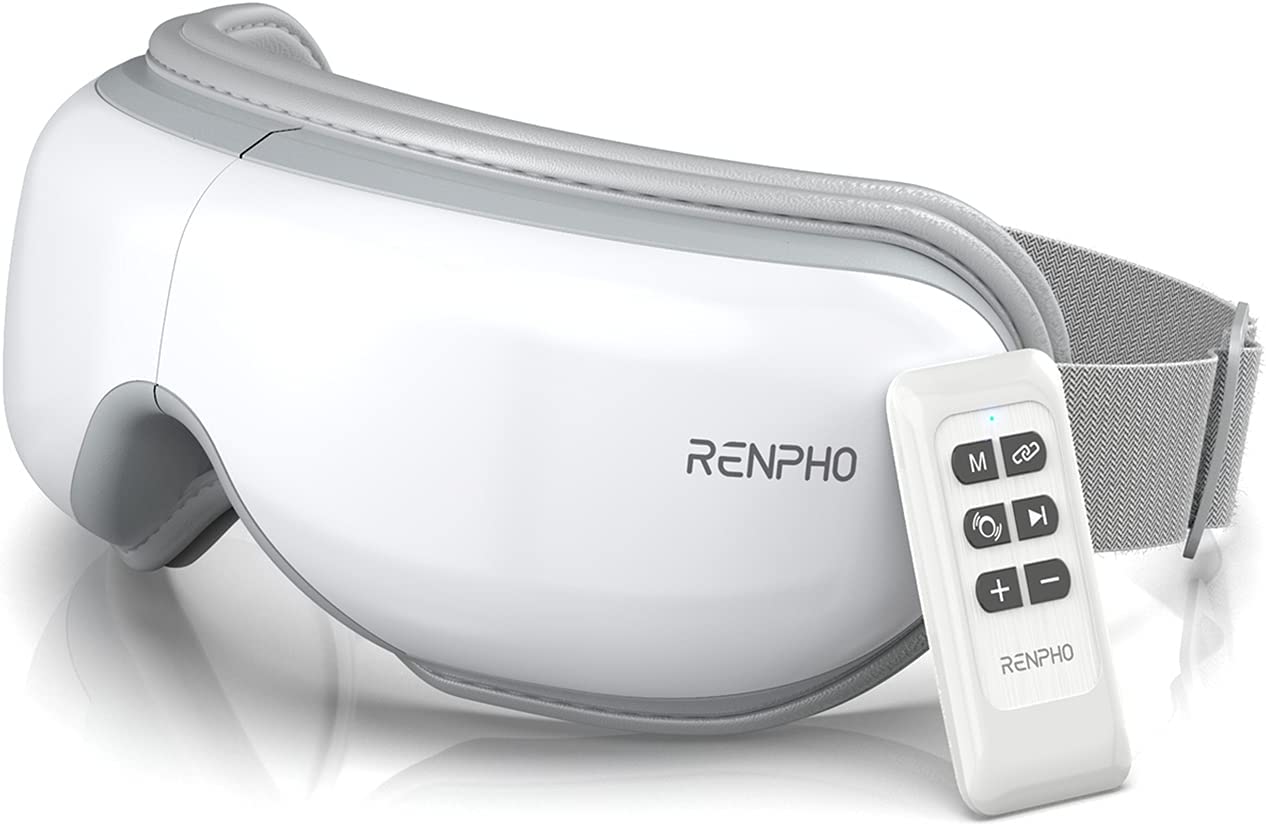 Renpho Eye Massager with Heat, Compression, Remote Control and Bluetooth