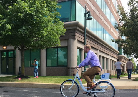 Custom bicycle fleets for corporate campuses