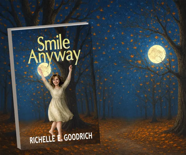 A picture of the book cover for "Smile Anyway."