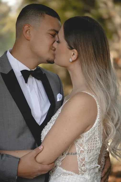 Romantic wedding ceremony captured by Los Angeles wedding photographer