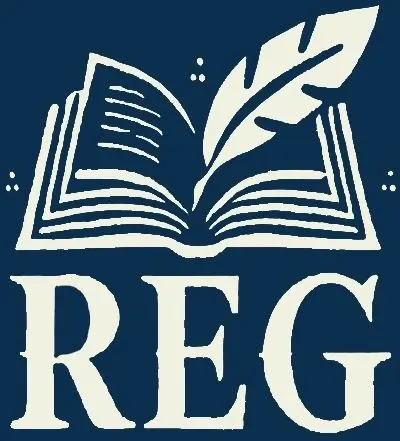 Logo with initials of Richelle E. Goodrich .