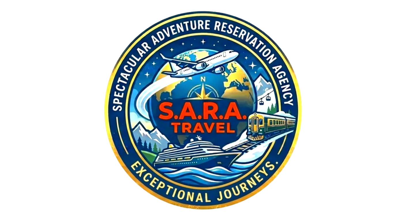 Logo for Spectacular Adventure Reservation Agency SARA Travel