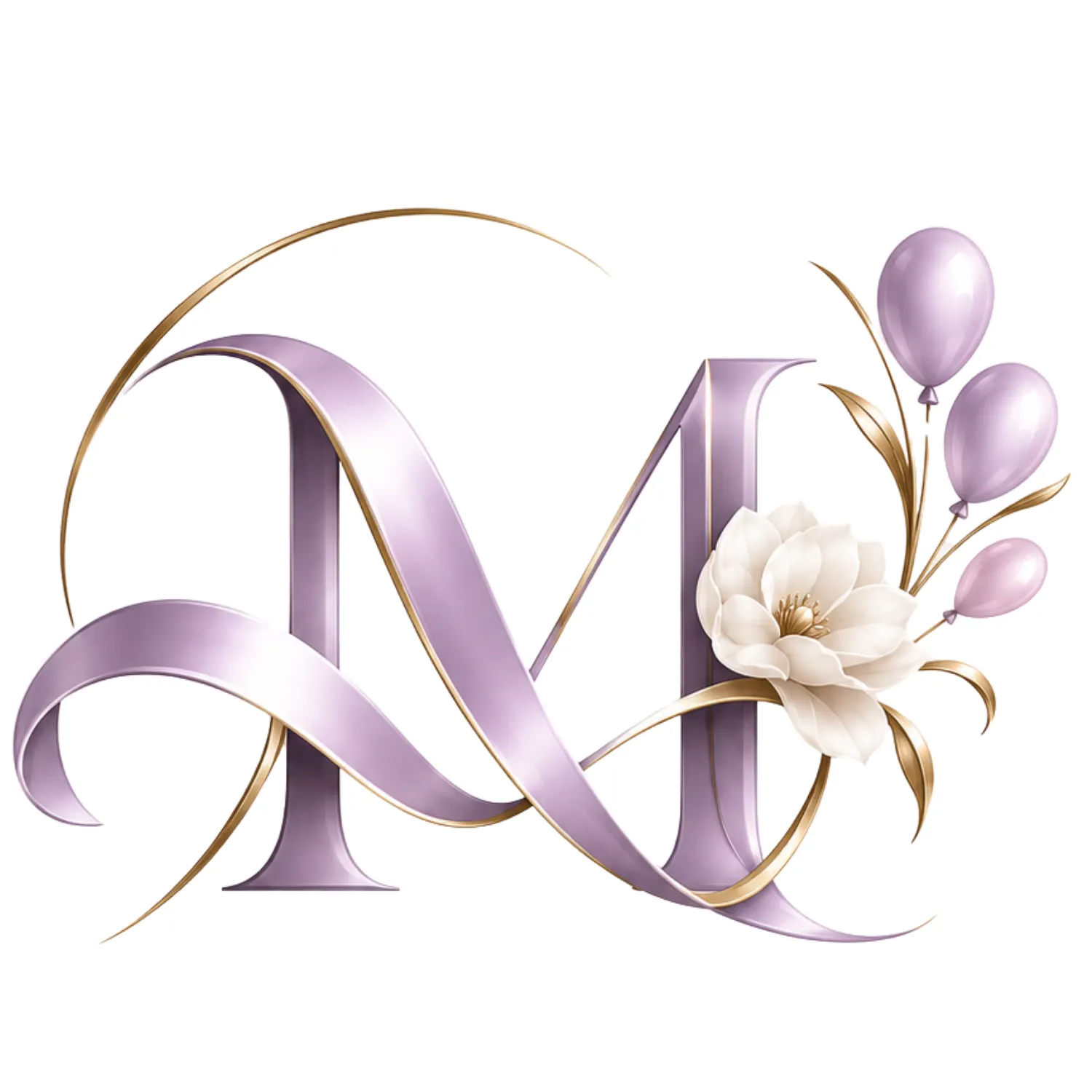 Milestones Made Perfect Logo, specializing in balloons and weddings.
