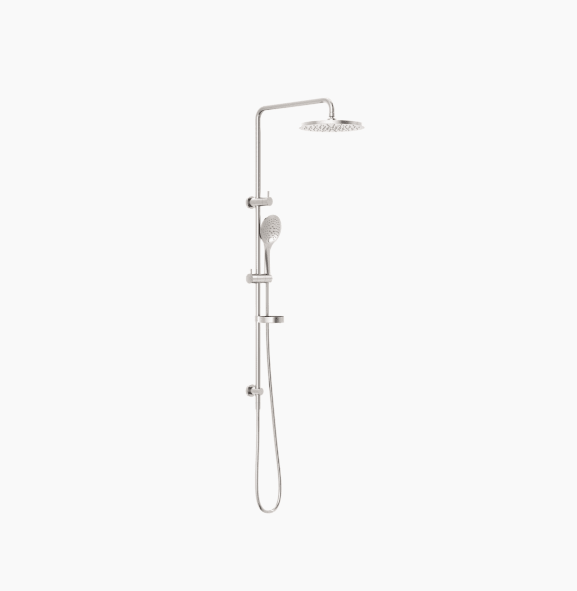 Aurora Shower Set Nero Tapware PROJECT TWIN SHOWER SET BN NR232105CCH ...
