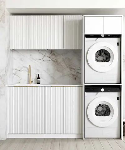 bondi laundry DIY build your own laundry aurora wall cabinet floor ...